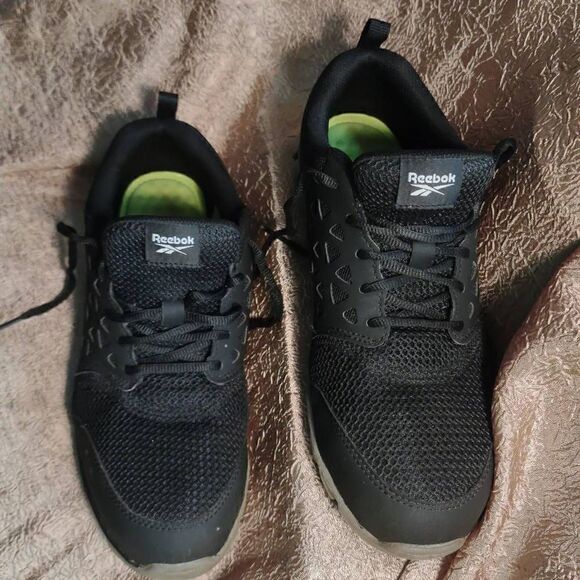 Reebok Men's Sublite Cushion Athletic Work Sneakers Shoes Black Size 9 - Picture 3 of 14